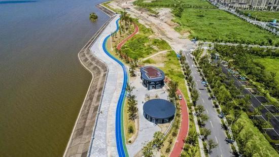 余杭塑膠跑道公園跑步道